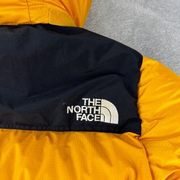 VTG The North Face 700 Down Fill Yellow Down Puffer Kids Size XL - Picture 6 of 16